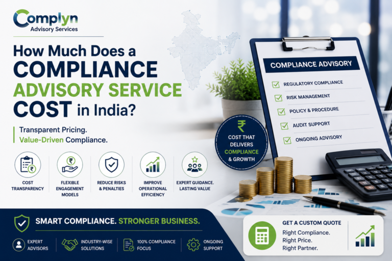 Compliance Advisory Service Cost in India