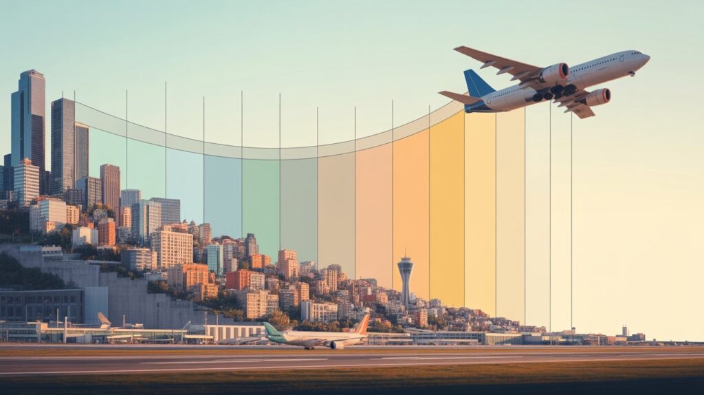 Airport and Height Restrictions Distance guide